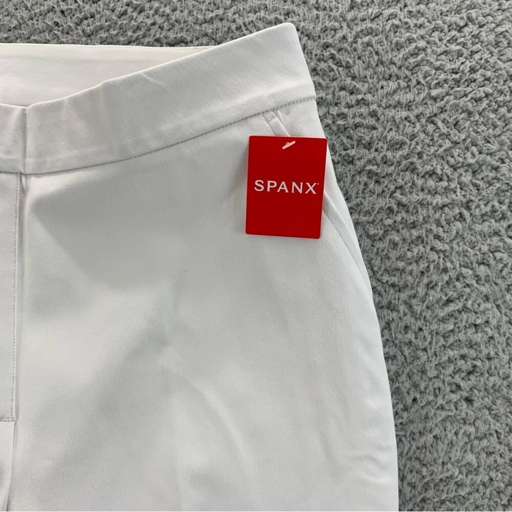 Spanx On-The-Go Slim Straight Pant Classic White Women's NWT Size: L (Regular) - Picture 7 of 15
